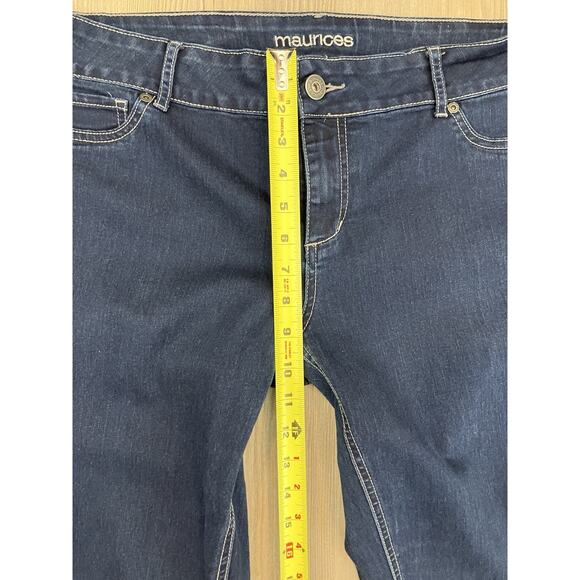 Maurices Dark Wash Jeggings Women’s Size XL Short - Picture 4 of 9